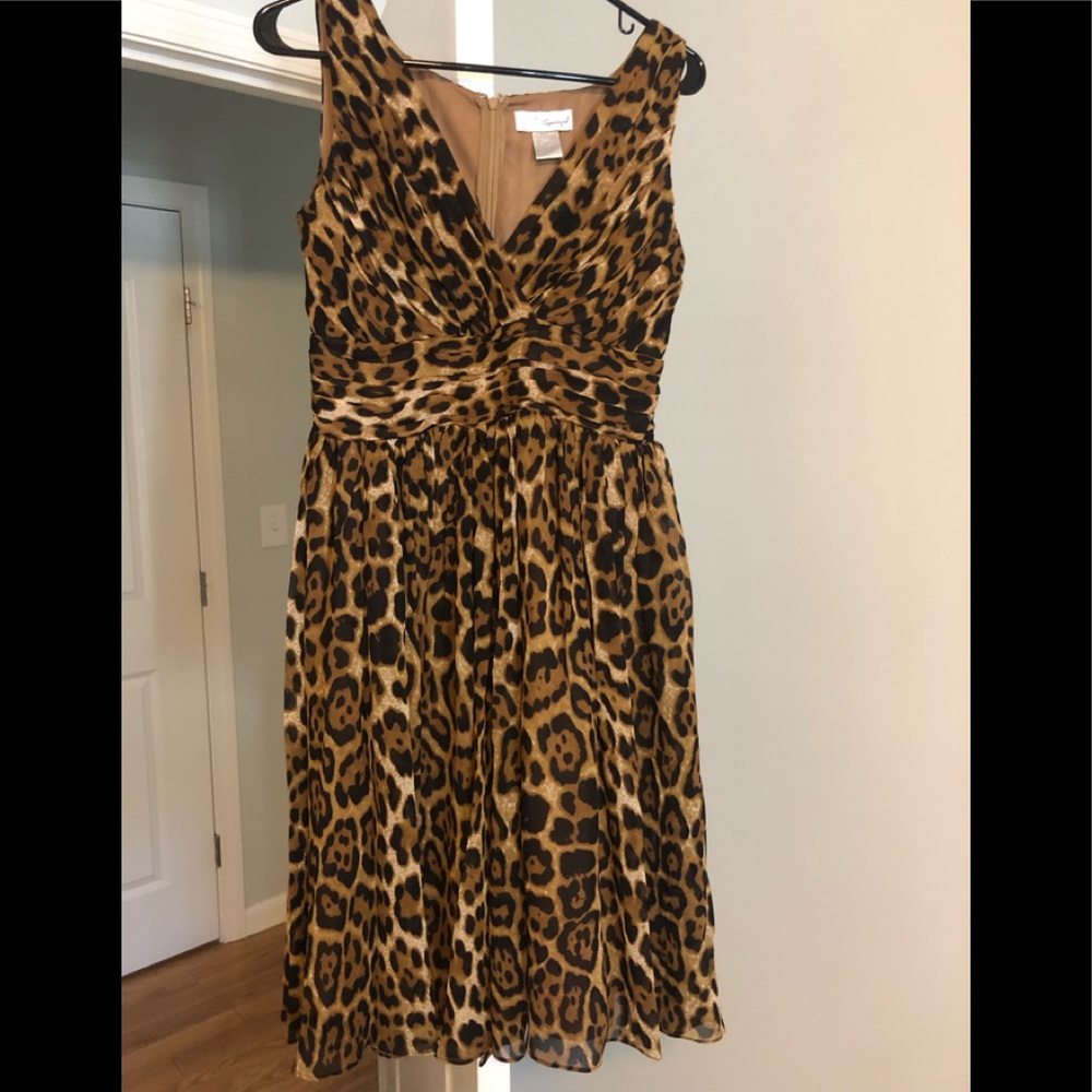 Leopard print dress
